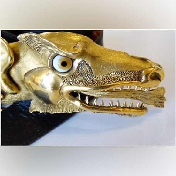 Christopher Ross VINTAGE RESERVED-RARE Dragon signed and dated 1980 gold… - Picture 4 of 10